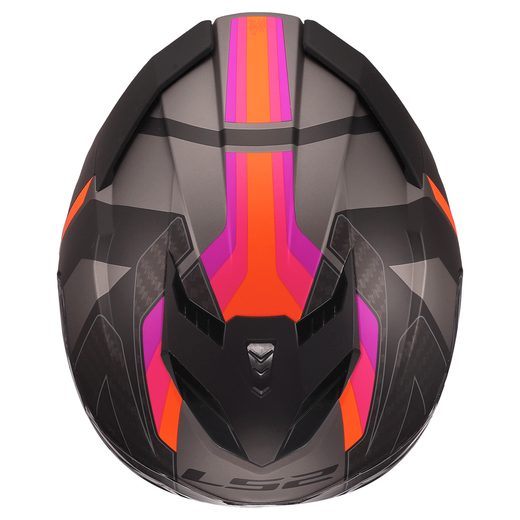 LS2 HELMETS LS2 FF818 STORM III SPORTY GREY PURPLE