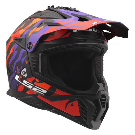 LS2 HELMETS LS2 MX708 FAST II GROTESK PURPLE ORANGE-06