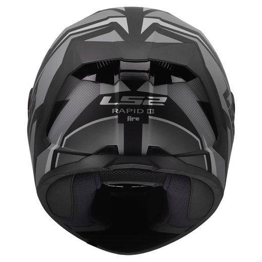 LS2 HELMETS LS2 FF820 RAPID III XTREM BLACK GREY