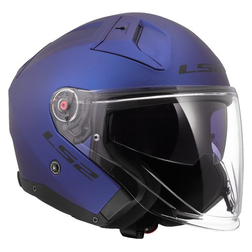 LS2 HELMETS LS2 OF603 INFINITY II SOLID NAVY BLUE-06