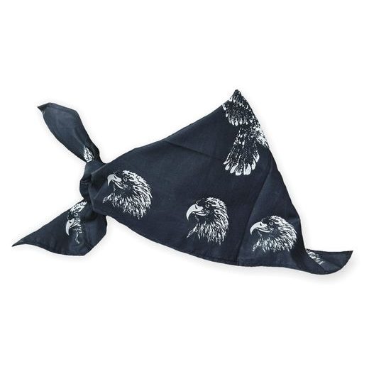 BIKERSMODE ŠÁTEK BAVLNA OREL BLACK