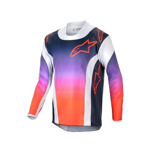 ALPINESTARS DĚTSKÝ DRES RACER HOEN LIGHT GREY/BLUE/ORANGE