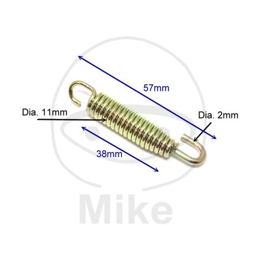 EXHAUST SPRING JMP 57MM 4 KUSŮ