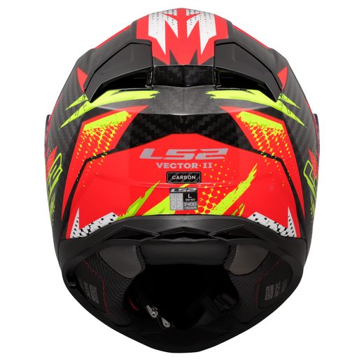 LS2 HELMETS LS2 FF811 VECTOR II C TANTIC RED H-V YELLOW-06