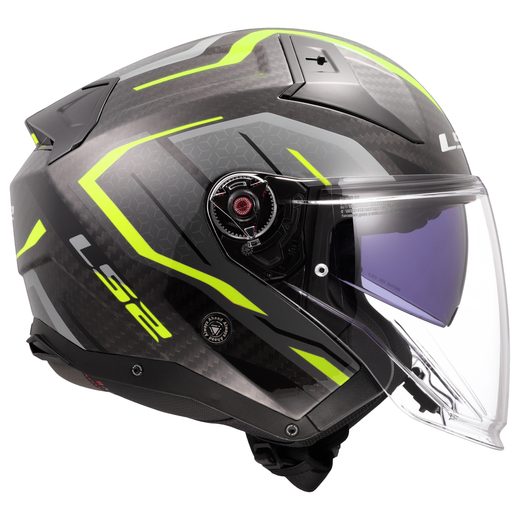 LS2 HELMETS LS2 OF603 INFINITY II C URUS H-VIS YELLOW-06