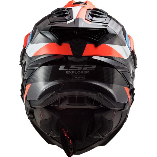 LS2 HELMETS LS2 MX701 EXPLORER C FRONTIER G.BLUE FL.ORANGE