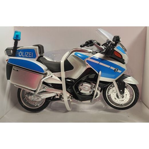 NEWRAY POLIZEI BMW R1200RT-P SILVER/BLUE 1:12