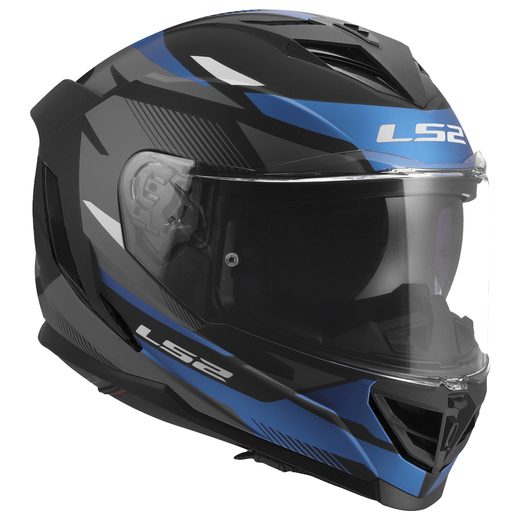 LS2 HELMETS LS2 FF818 STORM III KOMAI BLACK BLUE