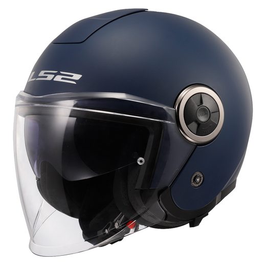 LS2 HELMETS LS2 OF620 CLASSY SOLID MATT NAVY BLUE-06