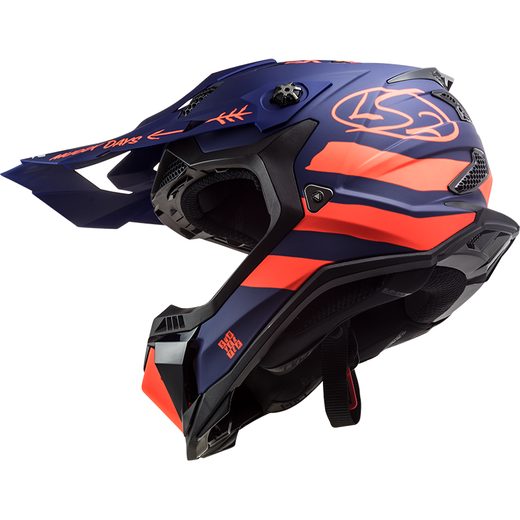 LS2 HELMETS LS2 MX700 SUBVERTER CARGO MATT BLUE FLUO