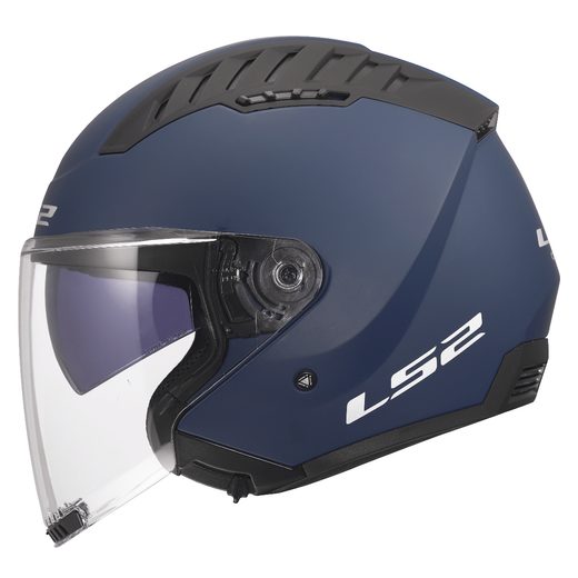 LS2 HELMETS LS2 OF600 COPTER II SOLID MATT NAVY BLUE-06