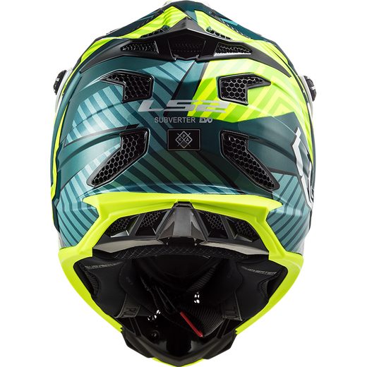 LS2 HELMETS LS2 MX700 SUBVERTER ASTRO GL.COBALT H-V YELLOW