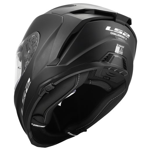 LS2 HELMETS LS2 FF817 CHALLENGER II SOLID MATT BLACK