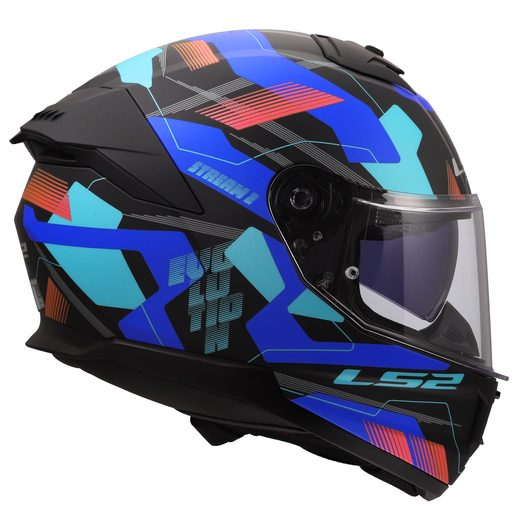 LS2 HELMETS LS2 FF808 STREAM II MIKA BLACK BLUE-06