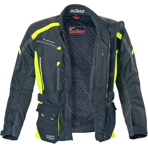 BÜSE BUNDA TORINO II BLACK/NEON YELLOW 4XL+