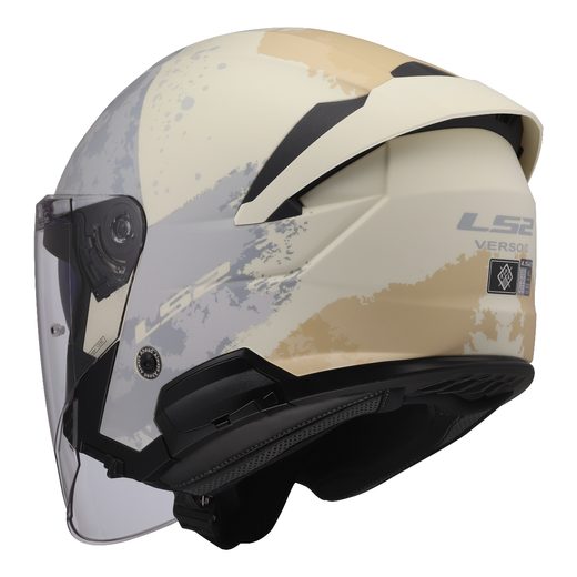 LS2 HELMETS LS2 OF618 VERSO II AQUA IVORY