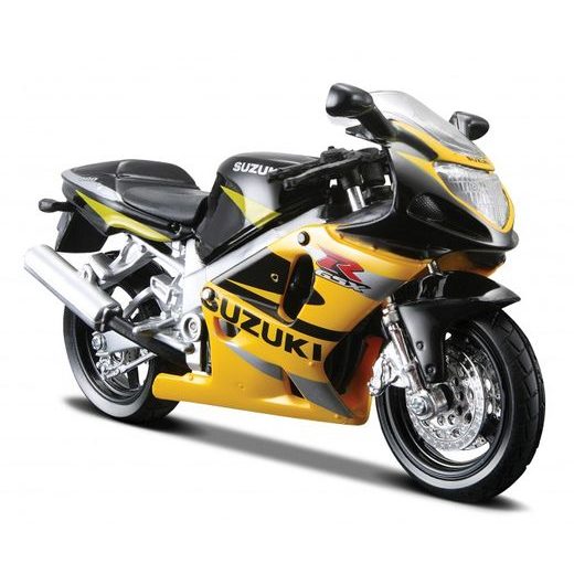 MAISTO SUZUKI GSX-R 600 YELLOW/BLACK 1:18