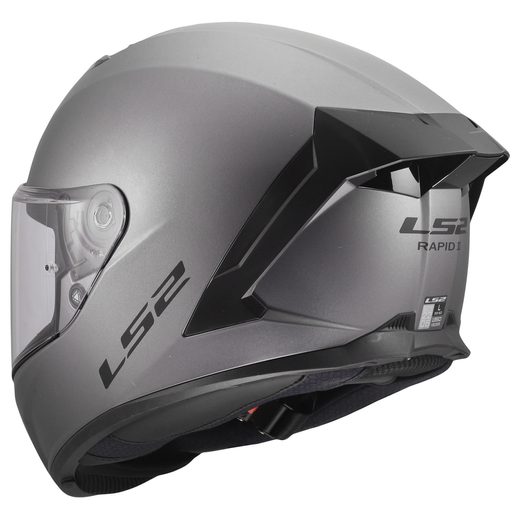 LS2 HELMETS LS2 FF820 RAPID III SOLID MATT TITANIUM