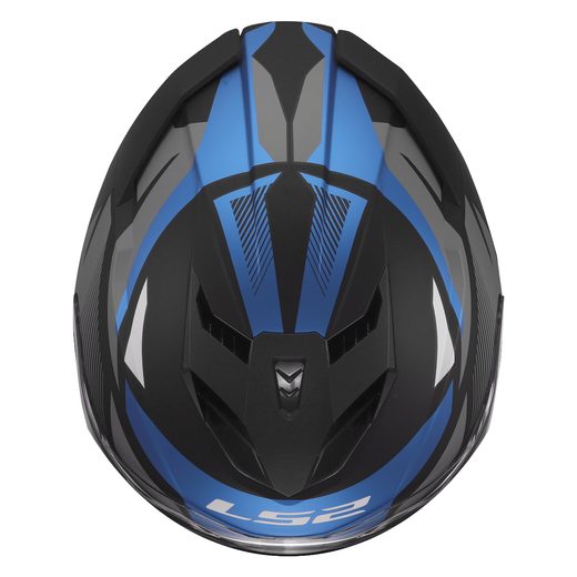 LS2 HELMETS LS2 FF818 STORM III KOMAI BLACK BLUE