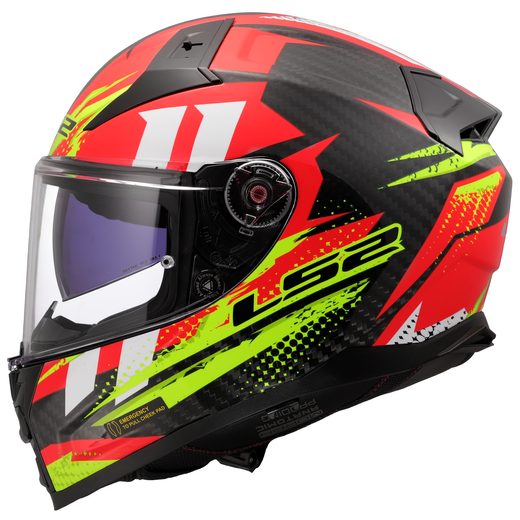 LS2 HELMETS LS2 FF811 VECTOR II C TANTIC RED H-V YELLOW-06