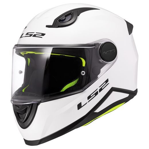 LS2 HELMETS LS2 FF812 KID SOLID WHITE