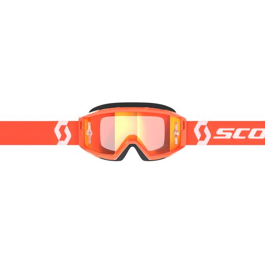 SCOTT BRÝLE PRIMAL CH ORANGE/WHITE ORANGE (PLEXI:CHROME)
