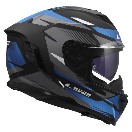 LS2 HELMETS LS2 FF818 STORM III KOMAI BLACK BLUE