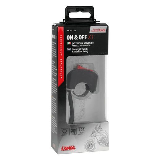 LAMPA VYPÍNAČ ON/OFF X1, 12V, 10A