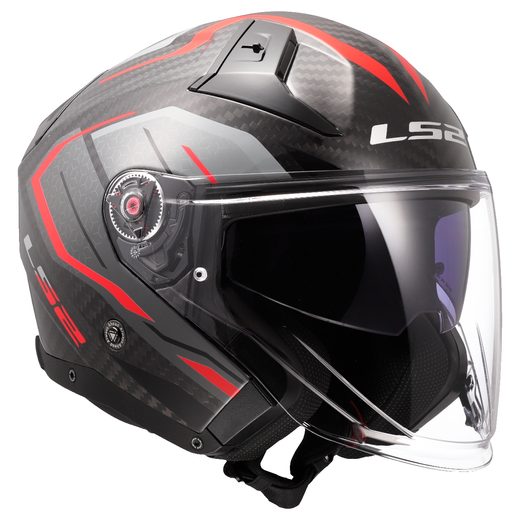 LS2 HELMETS LS2 OF603 INFINITY II C URUS RED-06