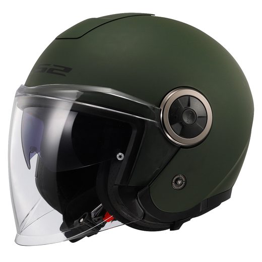 LS2 HELMETS LS2 OF620 CLASSY SOLID MATT MILITARY GREEN-06