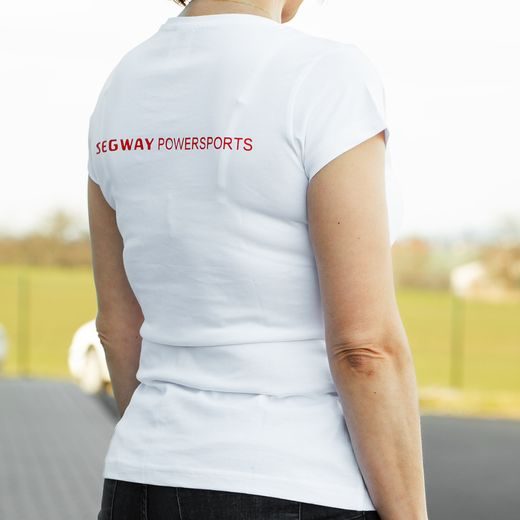 SEGWAY SEGWAY POWERSPORTS WHITE WOMEN T-SHIRT