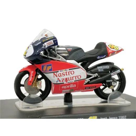 MAISTO APRILIA RSV 250 JEREZ TEST 1997 1:18 VALENTINO ROSSI 46