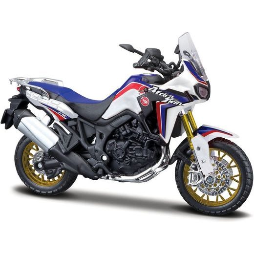 MAISTO HONDA AFRICA TWIN DCT WHITE/BLUE 1:18