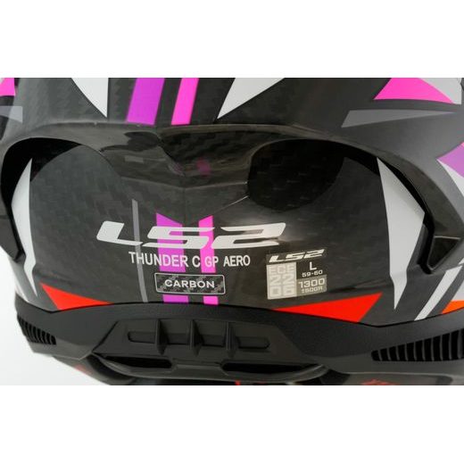 LS2 HELMETS LS2 FF805 THUNDER GP AERO FLASH BLACK-06