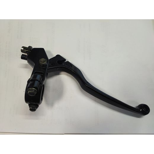 BB PÁČKA SPOJKY S OBJÍMKOU KOMPLETNÍ (SE ZÁVITEM M10 NA ZRCÁTKO A SE SPÍNAČEM) - UNIVERZÁLNÍ PRO LANKOVOU SPOJKU / ZADNÍ BRZDU