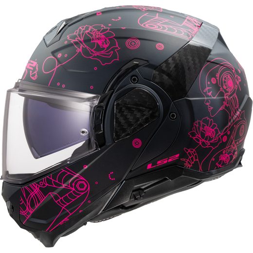 LS2 HELMETS LS2 FF910 ADVANT II SOPHIA BLACK PINK