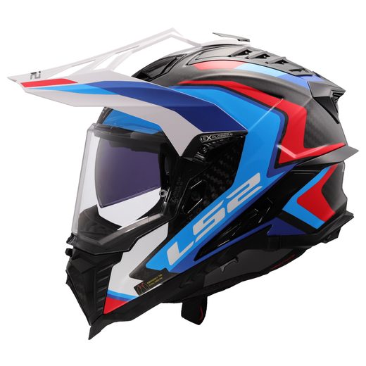 LS2 HELMETS LS2 MX701 EXPLORER C FRONTIER II WHITE BLUE-06