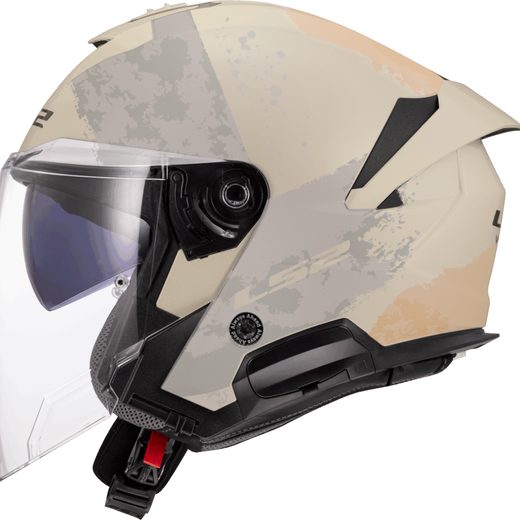LS2 HELMETS LS2 OF618 VERSO II AQUA IVORY