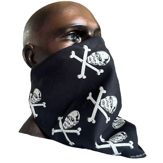 BIKERSMODE ŠÁTEK BAVLNA LEBKA