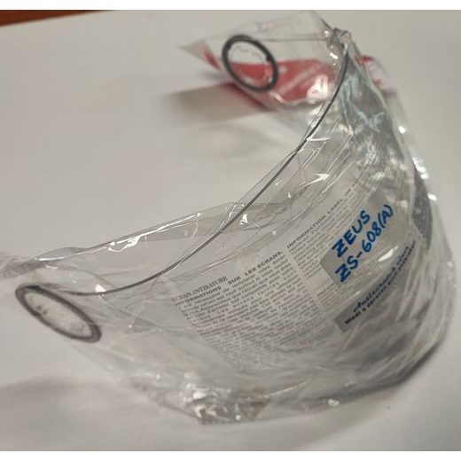 ZEUS PLEXI, HLEDÍ, ŠTÍT - ZS608A CLEAR