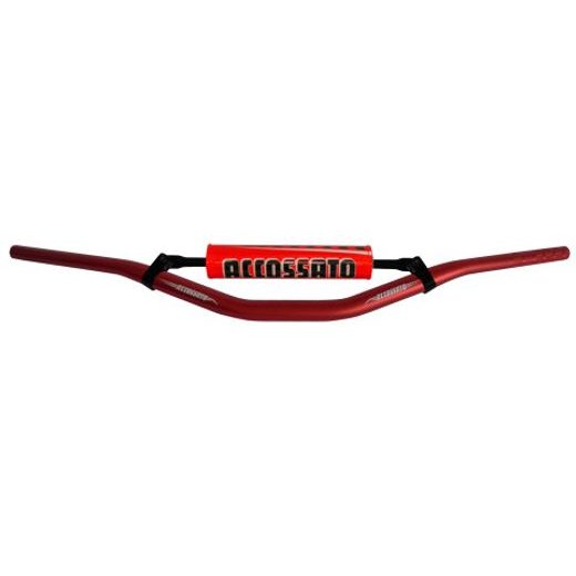 ŘÍDÍTKA ACCOSSATO ALUMINIUM, 28.5 MM ČERVENÁ