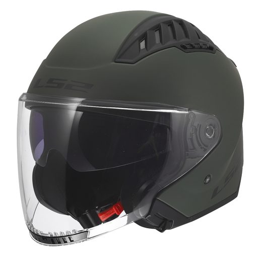 LS2 HELMETS LS2 OF600 COPTER II SOLID MILITARY GREEN-06