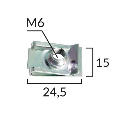 ROMIX ČALOUNICKÁ SPONA C16308 1KS