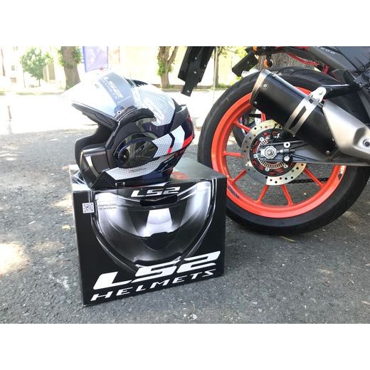 LS2 HELMETS LS2 FF900 VALIANT II CITIUS GLOSS WHITE BLUE