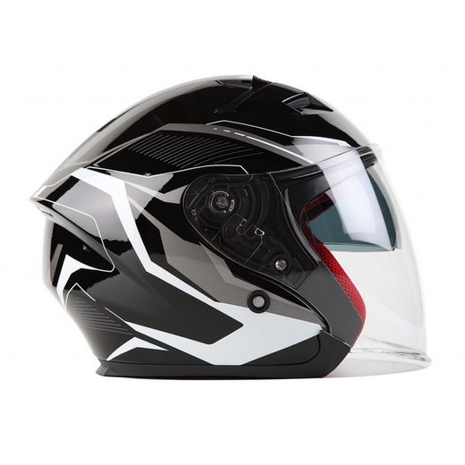 MAXX PŘILBA OF 878 BLACK/SILVER