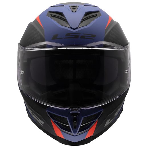 LS2 HELMETS LS2 FF818 STORM III DYNAMO BLUE RED