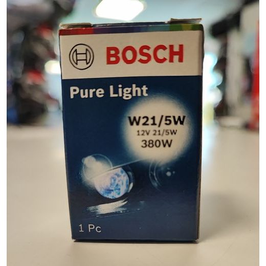 BOSCH ŽÁROVKA W21/5W (KARTON 1 KS) 12V 5/21W W3X16Q PURE LIGHT