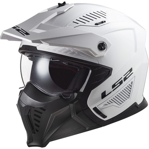 LS2 HELMETS LS2 OF606 DRIFTER SOLID WHITE-06