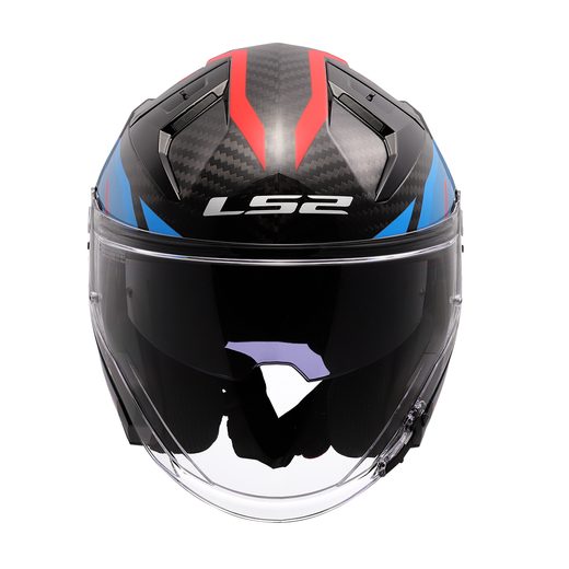 LS2 HELMETS LS2 OF603 INFINITY II C URUS BLUE RED-06