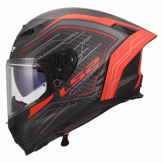 LS2 HELMETS LS2 FF807 DRAGON SUBIC RED